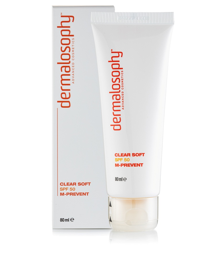 בלוק SPF 50 שקוף עם מדכא מלנין - CLEAR SOFT SPF 50 M PREVENT
